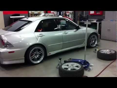 Lexus IS300 18x9+35 enkei rpf1 all around HD quality
