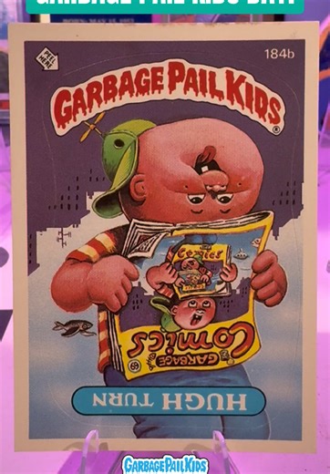1987 Topps GPK’s Hugh Turn. Like and comment what you think! #fyp #foryoupage #genx #80s #garbagepailkids