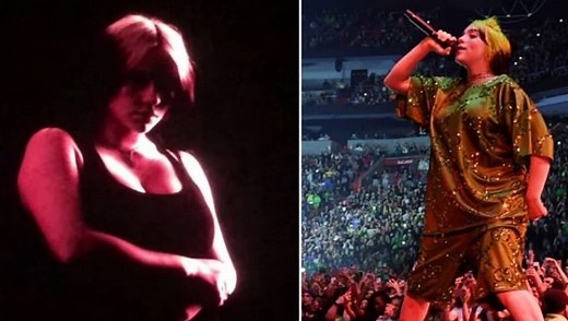 Body Shaming: Billie Eilish Lifts Off Top in Video at Miami Concert to Protest Body Shaming