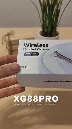 XG88 Pro WIRELESS HEADSET GLASSES Price: N18,500 Description The Xg88 is a Bluetooth 5.0 wireless sunglass. It features a sleek and stylish design for your everyday use. The sunglass offers you noise-cancelling microphone and up to 10 meters wireless range so you can enjoy music and calling without reaching the phone during travel. It has polarized UV400 lens that protect keep your eyes safe from sun rays. It also supports IPX4 waterproof. Moreover, the Xg88 sunglass can give 6 hours of continuo