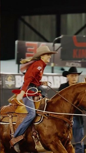 Dutch Delivers! Josie Conner Wins Big in Round 3! 🐎💨 #breakawayroping