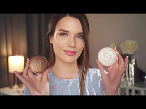 ASMR Realistic High End Makeup - BURBERRY, DIOR, NATASHA DENONA, ESTEE LAUDER - Roleplay for Sleep