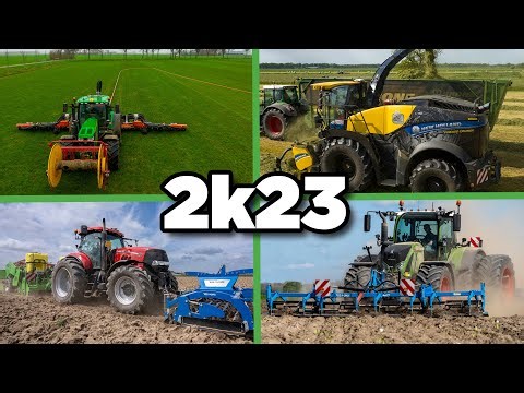 Dutch farming compilation 2023 | Planting, drilling, fertilising, chopping & more