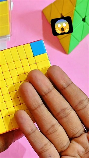 1 Piece Unsolved On 9×9 Big Cube 😵‍💫😱 #viral #rubikscube #solving #shorts 👍