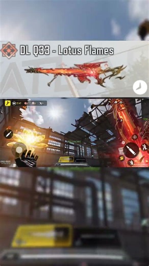 DL Q33 – Lotus Flame 🔥 | CODM Weapon Showcase #shorts #codmobile #callofdutymobile #codmshort