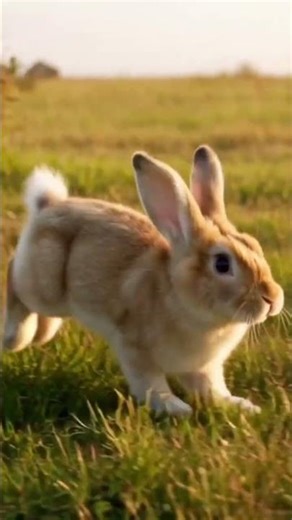Rabbits Are REALLY run Fast Jungle #rabbit #animallife #cute