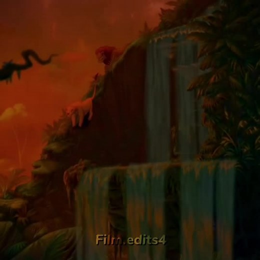 Simba and Nala Love Scene from The Lion King