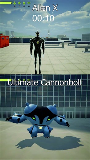 Alien X vs Ultimate Cannonbolt🏁 Ben 10 Game