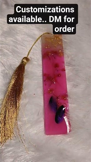 Book mark... #satisfying #diy #colorfulletters #resin