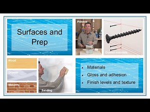Learn about painting surfaces and substrates - Fundamentals of Painting - Trades Training Video