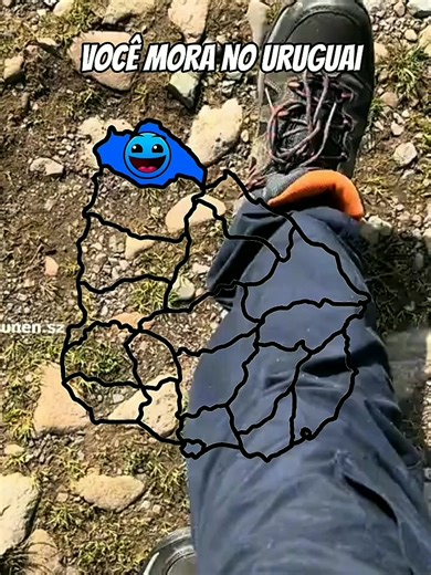 você mora no Uruguai #humor30 #mapper