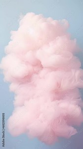 Soft, fluffy clouds of white cotton candy, with wispy strands swirling and curling around each other.