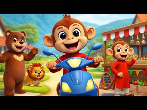 Ek Bandar Ne Kholi Dukaan | एक बन्दर ने खोली दुकान | Hindi Bal Kavita | Hindi Rhymes Nursery