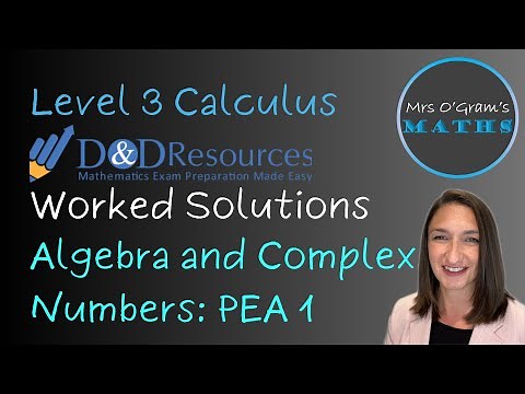 D&D L3 Calculus: Complex Numbers PEA1