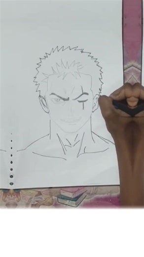 How to Draw Roronoa Zoro 🔥 Easy Step by Step | Zoro Drawing Tutorial | One Piece Art