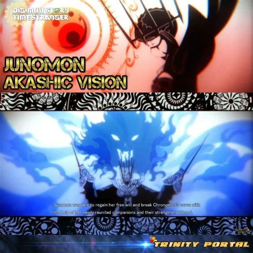 Digimon Story Time Stranger - Junomon Akashic Record Junomon regain herself from the control of Chronomon curse and she reveal all the memory and plan of chronomon when it was possessed! #DigimonStoryTimeStranger #TimeStranger #digimon | Trinity Portal