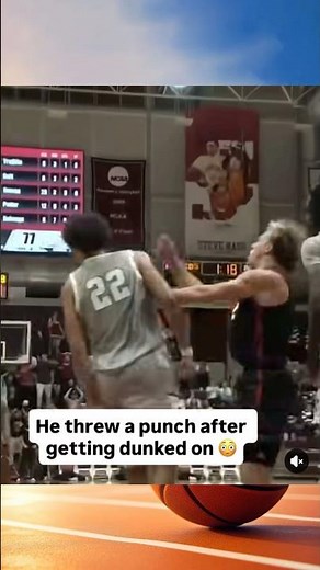 College Player SNAPS After Getting Dunked On! Punch Thrown!