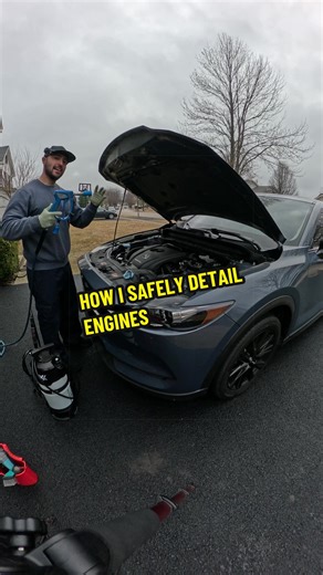 How to Safely Detail a Mazda CX-5 Engine Bay