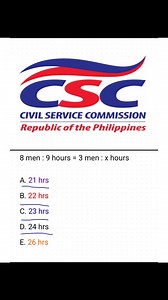 #civilserviceexam #mathematics | Civil Service Exam Review 2026