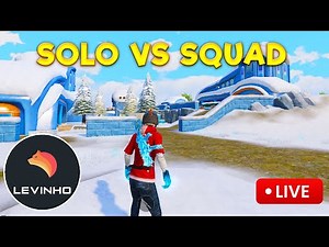 🔴 LEVINHO Solo Vs Squad | PUBG MOBILE 🔴