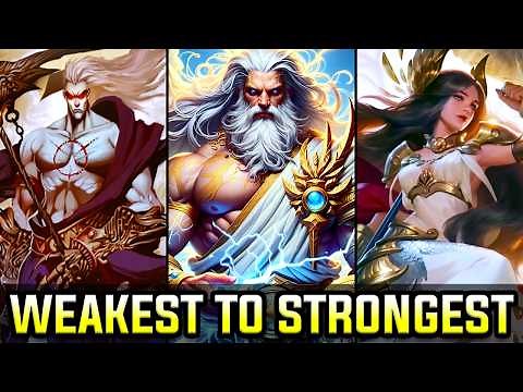 Most POWERFUL Gods in Greek Mythology
