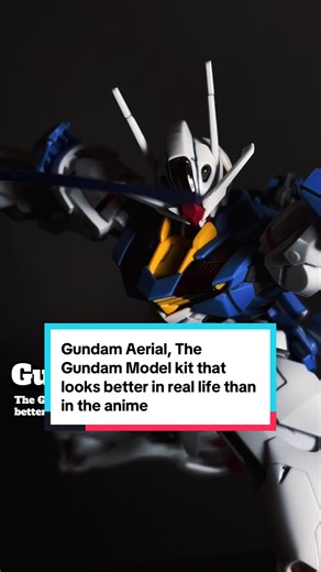 Gundam Aerial is the Gundam Model kit that looks better in real life than in the anime. Seriously this The Witch from Mercury high grade gundam model kits are just so good #gunpla #gundam #gundamcommunity #gundambuilder #gundamaerial