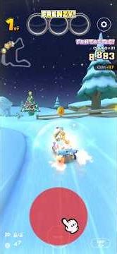 🎄Mario Kart Tour (Baby Rosalina 🩵🌟 Gameplay) Day 13: Quickplay 150cc (22-12-2025) #shorts