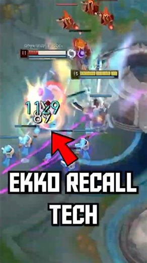 Ekko Cross Map Ult Tech #leagueoflegends