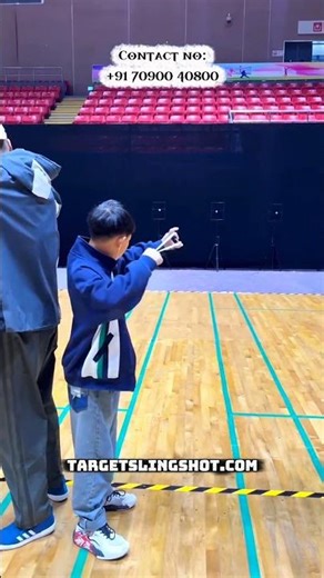 Young Talent in Action | Slingshot Precision Training 🎯🔥 #trending #slingshot #shorts #sports
