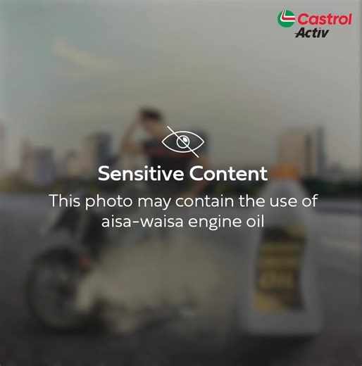 Aise visuals se bachna ho, toh pao 3X Protection, Castrol Activ ke saath! #CastrolActiv #3XProtection #3XProtectionKeepsEngineFit #Castrol #BikeEngineOil #Motorbikes | Castrol Activ IN