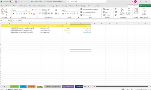 Etsy Seller CRM: Client Tracker & Sales Tool (excel/google Sheets) - Etsy