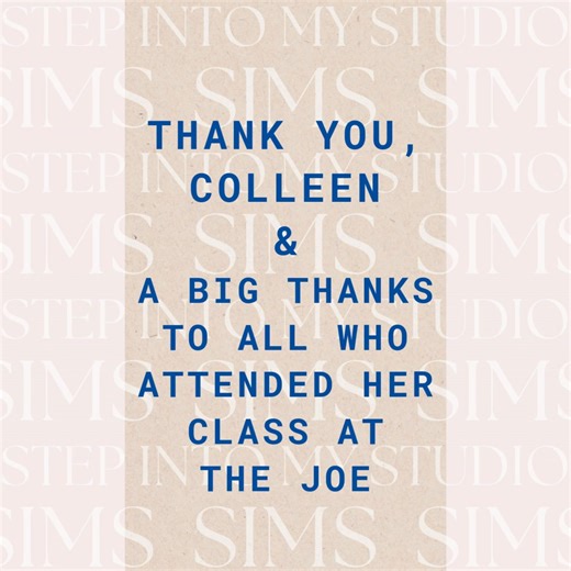 SIMS Artist - Thank you, Colleen Cleek, for your Art Journaling & Mixed Media Handmade Book Classes at The Joe! Thank you to all the students who joined us for this unique class! | The Joe Center for the Arts