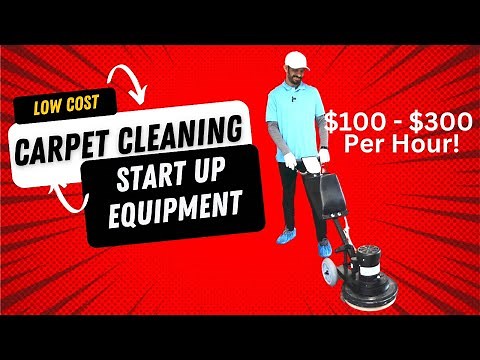$300/hr Carpet Cleaning Equipment Start Up Kit - VLM Encapsulation Dry Cleaning Method (Encap)