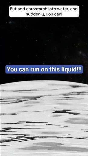 You Can Run on This Liquid?! #science #physics #sciencefacts #scienceexplained