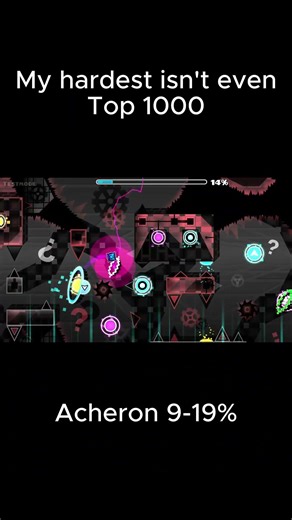 Top 15! Acheron 9-19% // Geometry Dash
