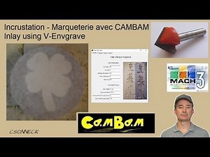 [TUTOTIEL] Cambam Inlay V-Engraving - Marqueterie