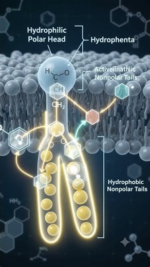 Glycerol backbone + fatty acid tails: How lipids are built 🔬✨