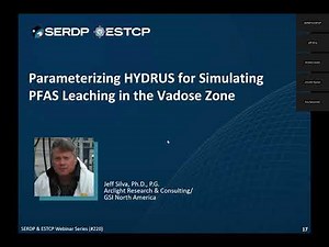 Fate and Transport of PFAS in Vadose Zones