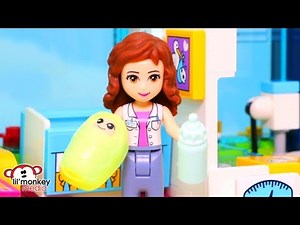 LEGO Friends Heartlake Hospital stop motion build!!