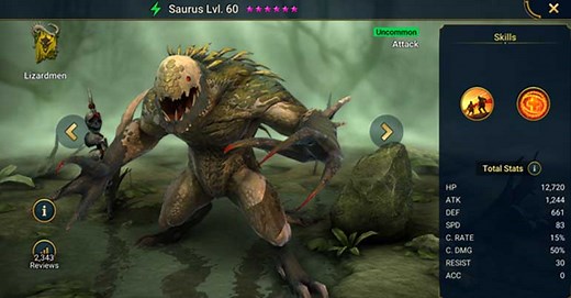 Saurus - HellHades - Raid Shadow Legends