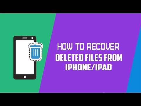 How To Recover Deleted Files From iPhone/Ipad/iPod Touch