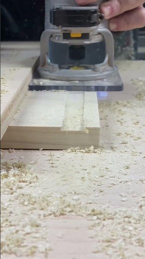 Rabbit joint with a router #joinery #router #rabbit #howto #howto #woodworking #routerjoinery
