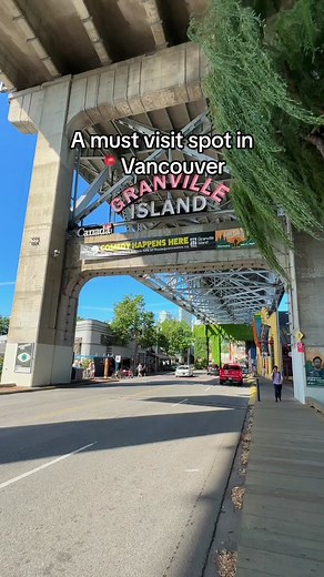Granville Island is a must visit spot in Vancouver! 🇨🇦 #granvilleisland #vancouverbc #mustvisitplaces #bucketlisttravel