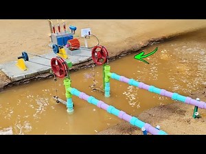 DIY Mini Rope Motor Water Pump | Electric Transformer Motor | Science Project