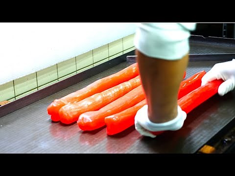 「京あめ」美しい花の金太郎飴作り 京都の伝統キャンディ作り Handmade candy by Kyoto Hosyodo