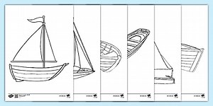 Boat Colouring Pages