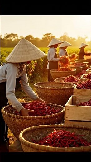 Chilli Collection to Packing Process | Modern Sorting, Cleaning & Packaging Line