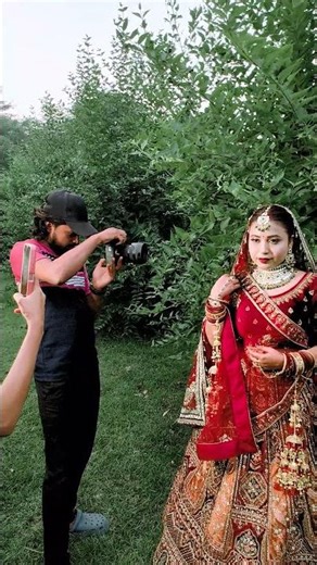 Behind every perfect bride… is a little chaos & a lot of glam 💄💍BTS from today’s reel shoot!