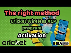 The right method How to activate the Cricket Wireless ACP program