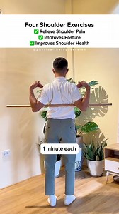 796K views · 7.6K reactions | Relieve shoulder pain and boost shoulder health with these 4 simple exercises! Perfect for improving mobility, strength, and posture—your shoulders will thank you! | Physical Therapy Session | Facebook